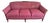 Victorian Carved Wood Sofa & Armchair Set in Rose Upholstery, Set of 2 For Sale