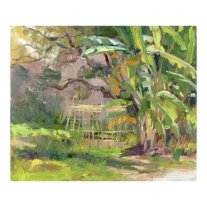 "Banana Trees" Original Oil Painting by Brooke Olivares