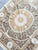 Tan Suzani Embroidered Wall Hanging - Neutral Tan Uzbek Tablecloth For Sale - Image 8 of 9