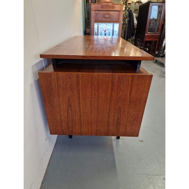 Vintage Danish Desk in Mahogany For Sale - Image 3 of 12