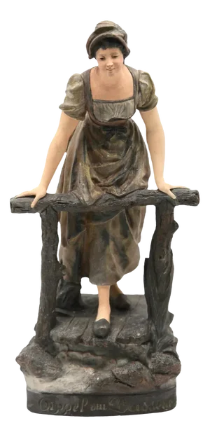Appel Au Passeur by J. Le Guluche in Terracotta