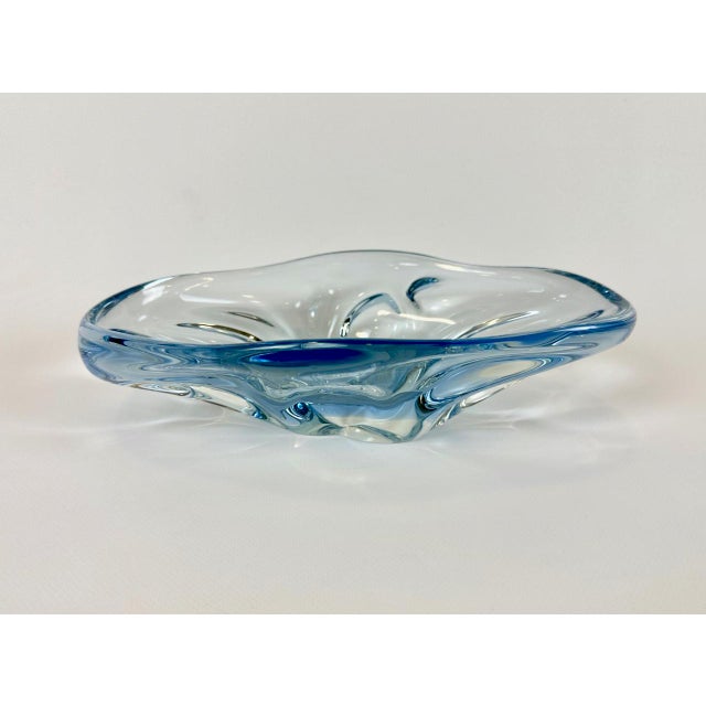 Art Glass Bowl attributed to Josef Hospodka for Chribska Sklarna, 1960s, in Flawless conditions. Designed 1960 to 1969...