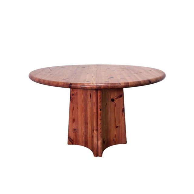 Round / Oval Pine Dining Table from Glostrup, 1970s For Sale - Image 15 of 15