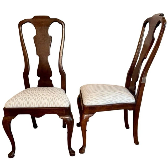 1990s Henredon “Aston Court” Dining Room Chairs - Set of 8 For Sale - Image 5 of 12