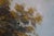 Wood Mid 20th Century B. M. Brown Signed Autumn Cottage Landscape Oil Painting in Wide Gilt Frame For Sale - Image 7 of 18
