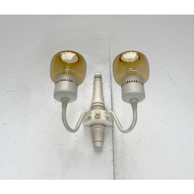 Two rare wall lights for the t526 chandelier by hans-agne jakobsson from the 60s. a very traditional design based on the...
