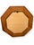 1960s Octagonal Wall Mirror in Cobalt Blue Eglomise Glass and Gilded Wood, 1960s For Sale - Image 5 of 8