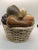 1969 Vintage Handcrafted Bacchanal Ceramic Basket For Sale - Image 4 of 8