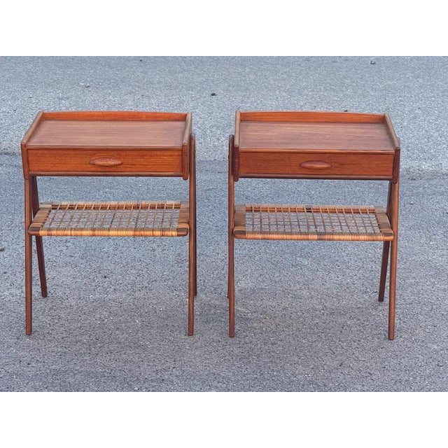 Mid-Century Danish Nightstands by Søren Rasmussen, 1960s, Set of 2 For Sale - Image 15 of 18