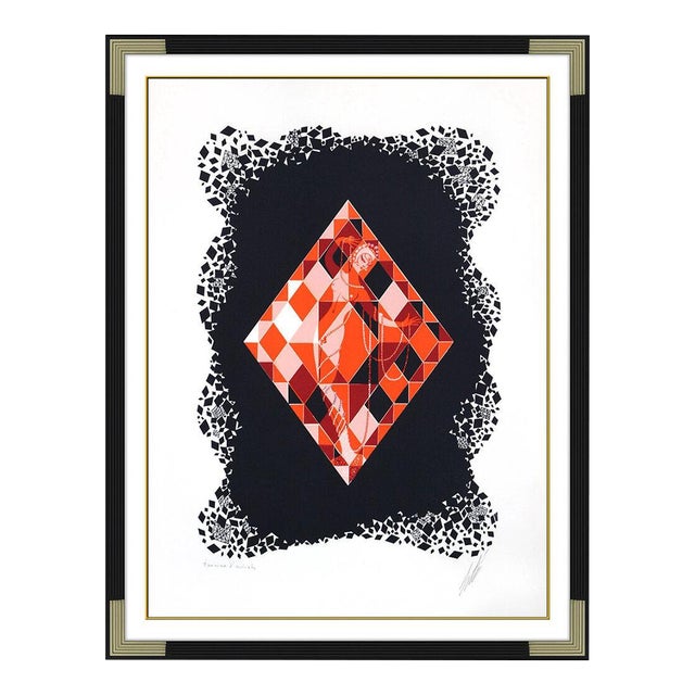 1970s Diamond, Erté For Sale