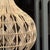 Woven Wicker Bulb Pendant Light For Sale - Image 14 of 18