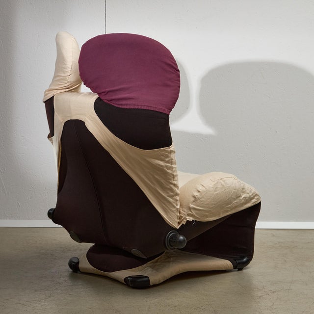 Beige Wink Chair by Toshiyuki Kita for Cassina, 1980s For Sale - Image 8 of 18