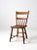 Wood Antique Plank Seat Farmhouse Chair For Sale - Image 7 of 7