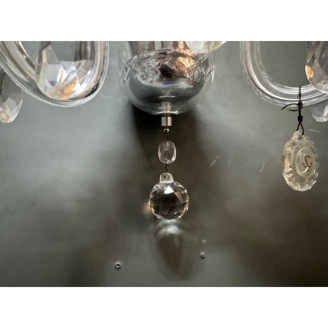Crystal Bohemian Sconces, 1970s, Set of 2 For Sale - Image 11 of 15