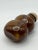 Brown Vintage Chalcedony Double Gourd Snuff Bottle For Sale - Image 8 of 14