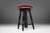 Art Deco Piano Stool in Black Lacquered Wood with Red Velvet, 1920s For Sale - Image 9 of 12