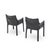 Cassina CAB Armchairs by Mario Bellini for Cassina, 1970s, Set of 2 For Sale - Image 4 of 15