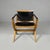 Postmodern Italian Kiu Armchair in Wood and Black Leather from Luxoritalia, 2010s For Sale - Image 3 of 18