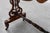 Victorian Walnut Side Table with Inlaid Top and Pierced Scroll Ends, England, 1870 For Sale - Image 9 of 14