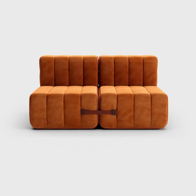 Modular Two-Seater Sofa in Barcelona Fabric by Ambivalenz, Set of 4 For Sale - Image 11 of 18