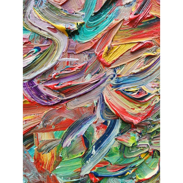 Contemporary Abstract Expressionist Original Oil Painting "Tree and Friends" by Barry Benner For Sale In Atlanta - Image 6 of 13