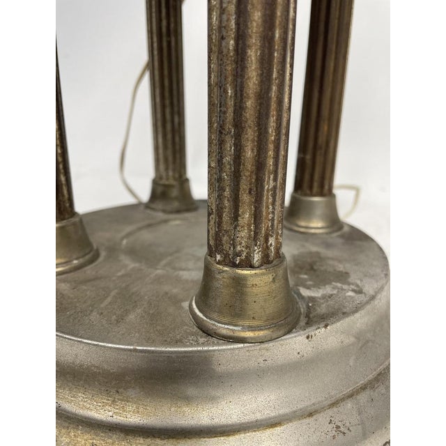 Liberty Clock with Alabaster Lamp, 1920s For Sale - Image 10 of 14