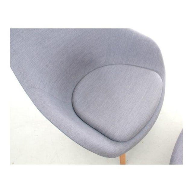 Set of A Lounge AAL 92 Lounge Chair with Ottoman For Sale - Image 3 of 7