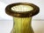 Metal Rindskopf Pepita Iridescent Red-To-Green Art Glass Vase With Gold Rim For Sale - Image 7 of 8