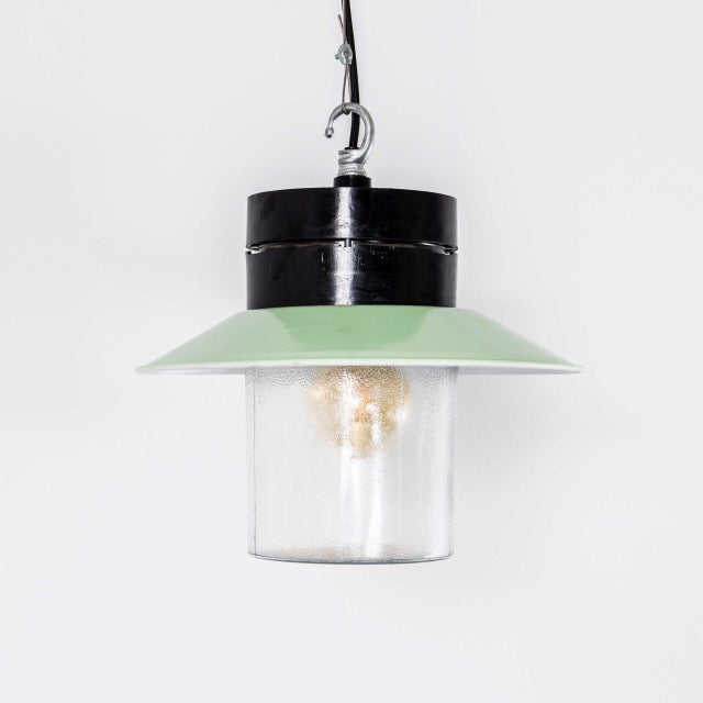 Industrial Bakelite Top Pendant Lamp, 1950s For Sale - Image 6 of 13