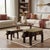 Unleash the spirit of global design in your home with this magnificent set of Hand Carved Wood Elephant Benches Set of 2....