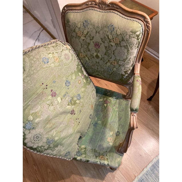 French 19th Century French Armchairs- Set of 2 For Sale - Image 3 of 11