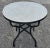 32" All White Moroccan Mosaic Table For Sale In Orlando - Image 6 of 6