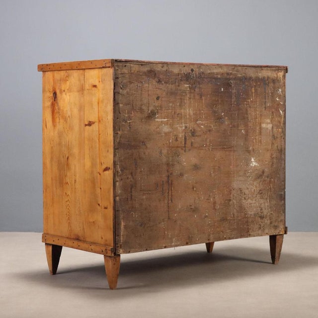 Trentino Fir Chest of Drawers with Four Drawer Front For Sale - Image 10 of 11