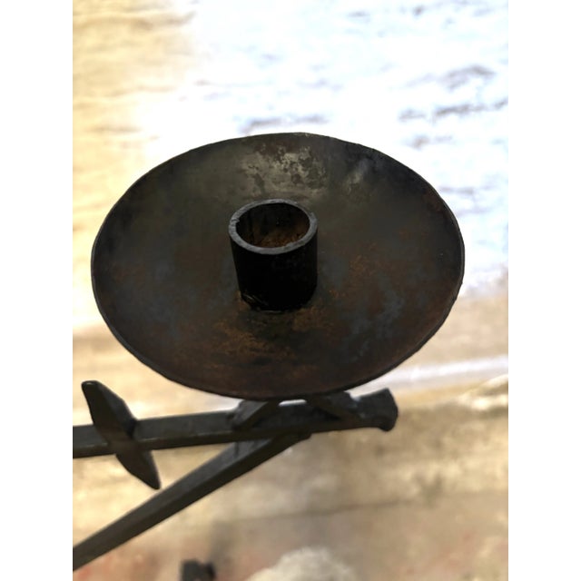 Vintage Church Candleholder, 1920s For Sale - Image 9 of 10