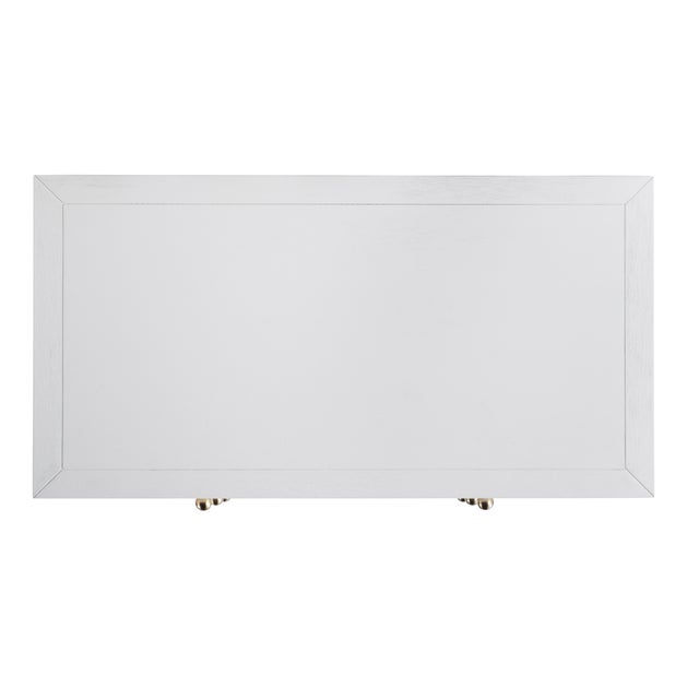 White Nora 34 in. W Wood 3 Drawer Chest, White For Sale - Image 8 of 9