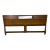 Mid Century Modern King Size Headboard With Reversible Panels For Sale