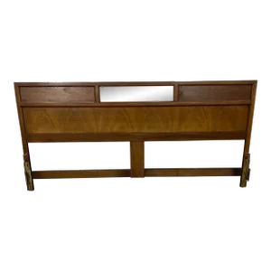 Mid Century Modern King Size Headboard With Reversible Panels