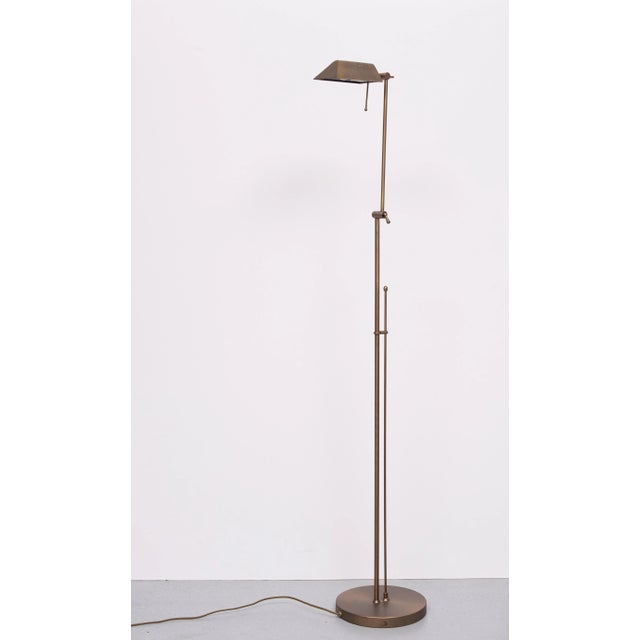 Mid-Century Modern Vintage German Bronze Floor Lamp from Steinhauer, 1980s For Sale - Image 3 of 14
