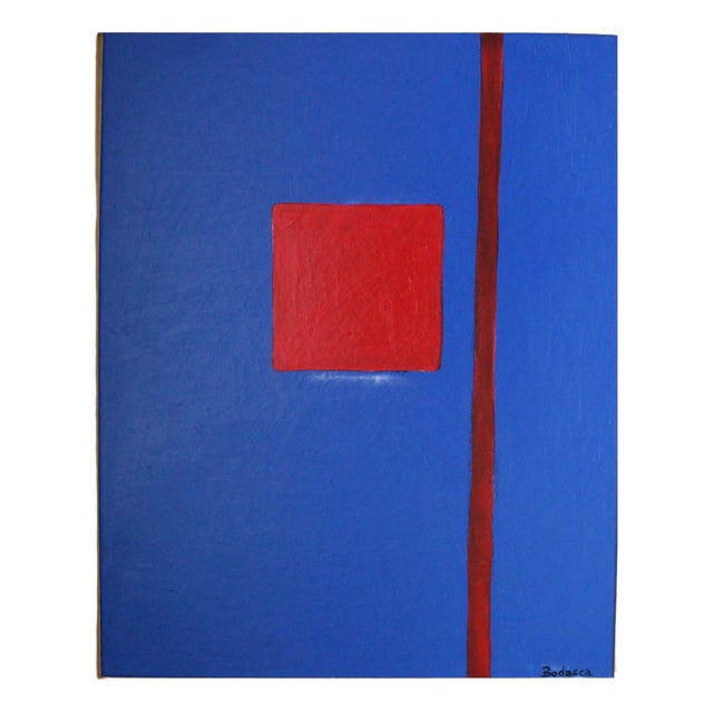 Bodasca, That Blue Abstract, 2026, Acrylic on Canvas For Sale