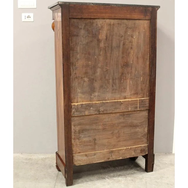 19th Century Empire Secretaire in Walnut For Sale - Image 6 of 13