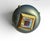 Set of Eight Hollywood Regency Metallic Wood Knobs With Iridescent Aurora Borealis Gems For Sale - Image 11 of 18