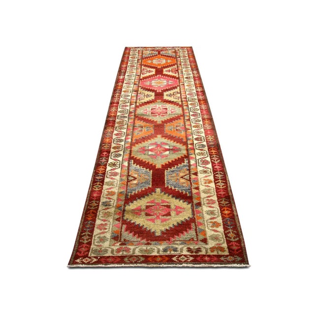 1960s 1960s Turkish Oushak Runner For Sale - Image 5 of 7