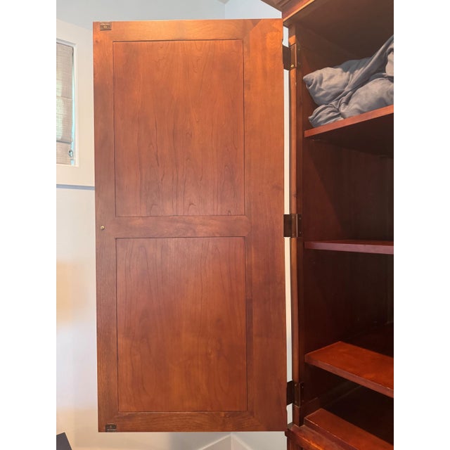 Vintage Baker Furniture Mahogany Armoire For Sale - Image 9 of 10