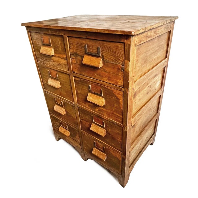 Mid 20th Century Mid 20th Century Vintage Salvage Wood Dresser Chest For Sale - Image 5 of 10