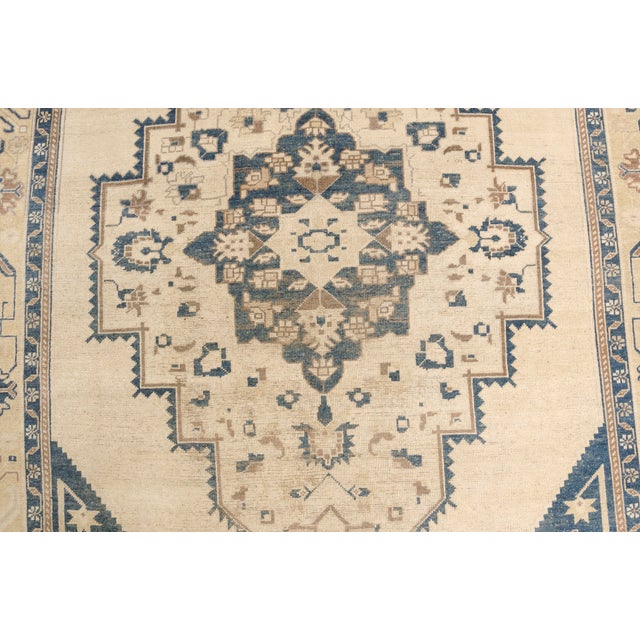 Textile 1950s Anatolian Decorative Handknotted Carpet For Sale - Image 7 of 10