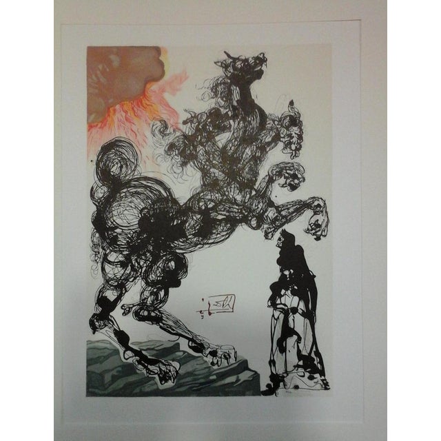 SALVADOR DALI (1904-1989) The Divine Comedy 1, 1960 Woodcut Pure rag paper Vellum d'Arches Signed in the plate by Dali...