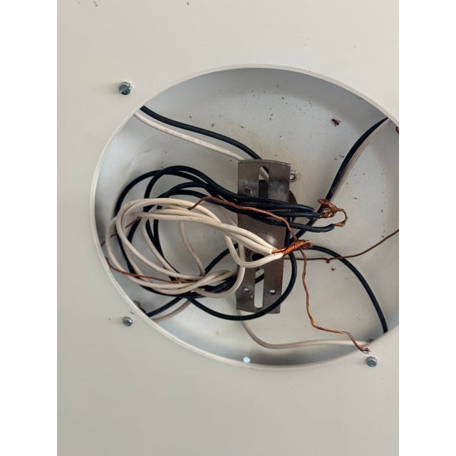 Art Deco Vintage French Perzel Square Flush Mount Light / Wall Sconce For Sale - Image 3 of 5