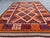 Afghan Maimana Kilim Area Rug, Handwoven Wool, 6x9, Red & Indigo For Sale - Image 10 of 10