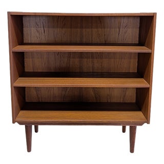 1950s Small Teak Bookcase For Sale
