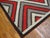 2000s Red Gray Diamond Modern Contemporary Navajo Rug 5' 0" X 8' 0" Flatweave Wool Carpet For Sale In New York - Image 6 of 6